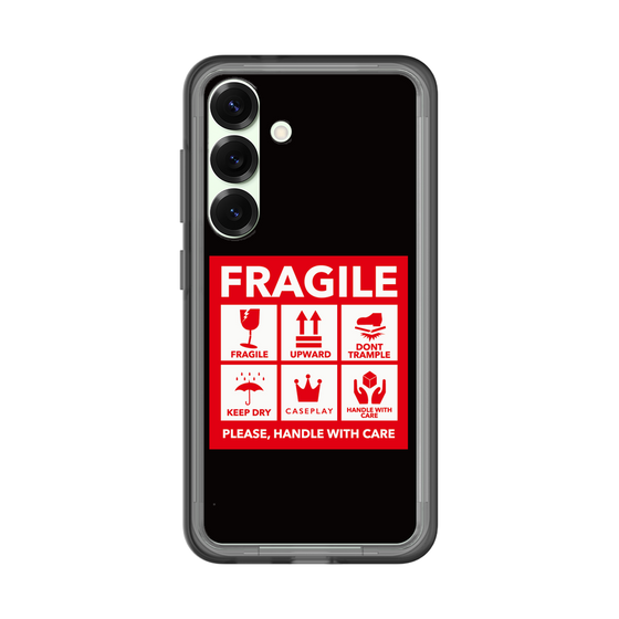 スリムプロテクションプレミアムケース［ FRAGILE Sticker - Black ］