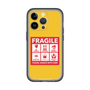 スリムプロテクションプレミアムケース［ FRAGILE Sticker - Yellow ］