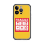 スリムプロテクションプレミアムケース［ FRAGILE Sticker - Yellow ］