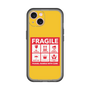 スリムプロテクションプレミアムケース［ FRAGILE Sticker - Yellow ］