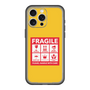 スリムプロテクションプレミアムケース［ FRAGILE Sticker - Yellow ］