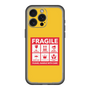 スリムプロテクションプレミアムケース［ FRAGILE Sticker - Yellow ］