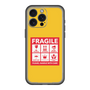 スリムプロテクションプレミアムケース［ FRAGILE Sticker - Yellow ］