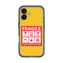 スリムプロテクションプレミアムケース［ FRAGILE Sticker - Yellow ］