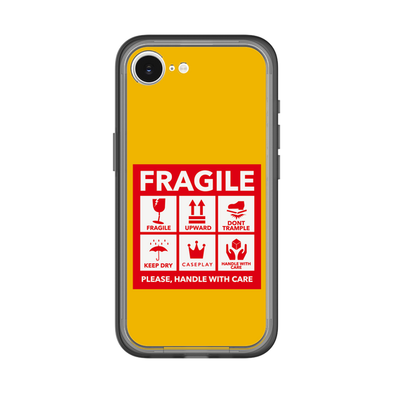 スリムプロテクションプレミアムケース［ FRAGILE Sticker - Yellow ］