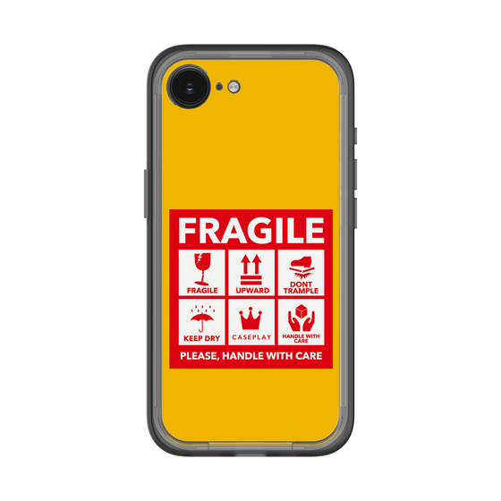 スリムプロテクションプレミアムケース［ FRAGILE Sticker - Yellow ］