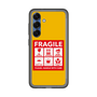 スリムプロテクションプレミアムケース［ FRAGILE Sticker - Yellow ］