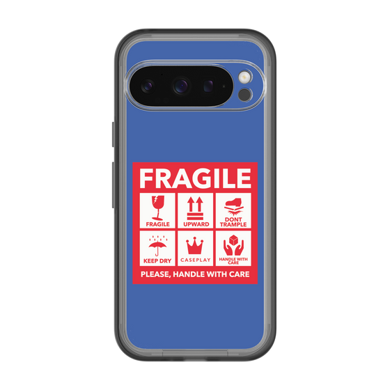 スリムプロテクションプレミアムケース［ FRAGILE Sticker - Blue ］