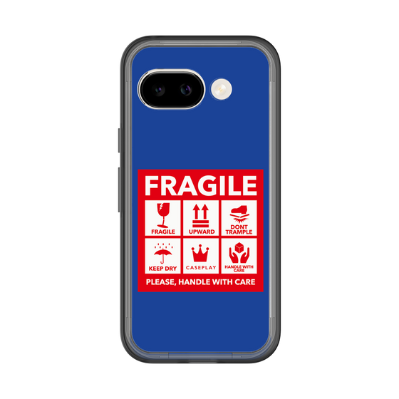 スリムプロテクションプレミアムケース［ FRAGILE Sticker - Blue ］