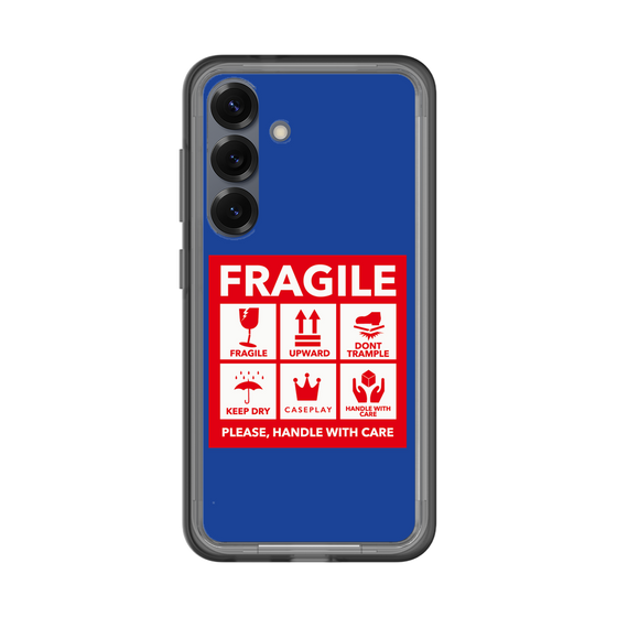 スリムプロテクションプレミアムケース［ FRAGILE Sticker - Blue ］