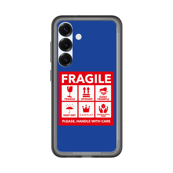 スリムプロテクションプレミアムケース［ FRAGILE Sticker - Blue ］