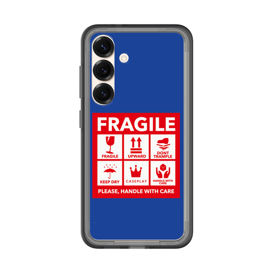 スリムプロテクションプレミアムケース［ FRAGILE Sticker - Blue ］