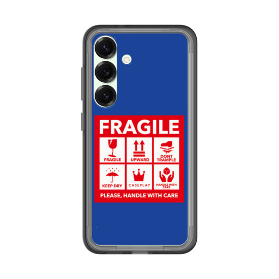 スリムプロテクションプレミアムケース［ FRAGILE Sticker - Blue ］