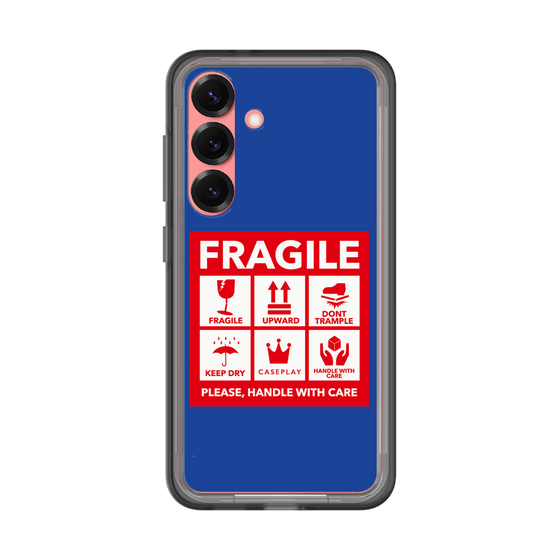 スリムプロテクションプレミアムケース［ FRAGILE Sticker - Blue ］