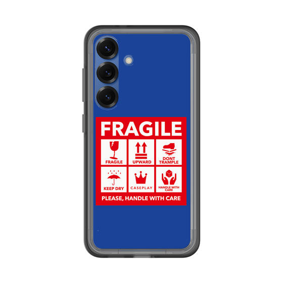 スリムプロテクションプレミアムケース［ FRAGILE Sticker - Blue ］