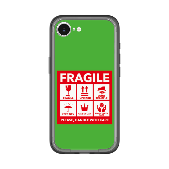 スリムプロテクションプレミアムケース［ FRAGILE Sticker - Green ］