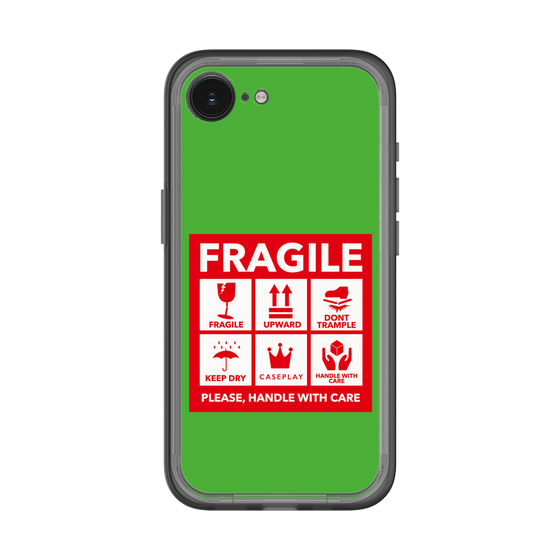スリムプロテクションプレミアムケース［ FRAGILE Sticker - Green ］