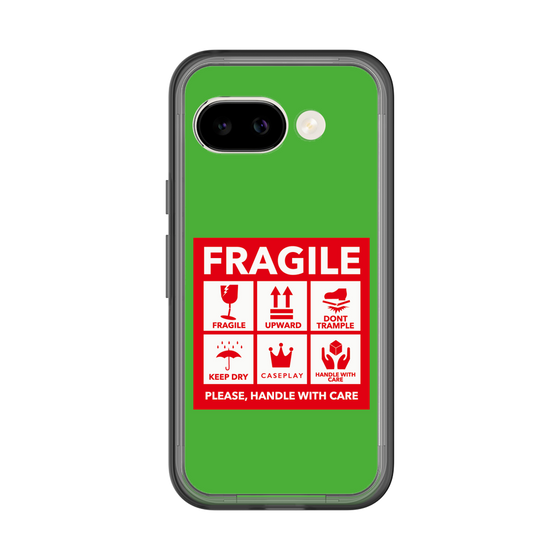 スリムプロテクションプレミアムケース［ FRAGILE Sticker - Green ］