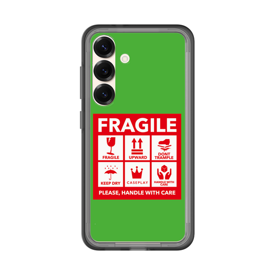 スリムプロテクションプレミアムケース［ FRAGILE Sticker - Green ］