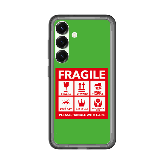 スリムプロテクションプレミアムケース［ FRAGILE Sticker - Green ］