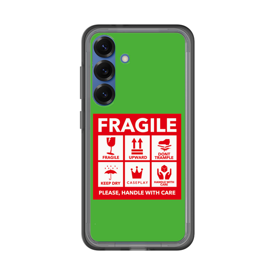 スリムプロテクションプレミアムケース［ FRAGILE Sticker - Green ］