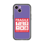 スリムプロテクションプレミアムケース［ FRAGILE Sticker - Purple ］