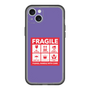 スリムプロテクションプレミアムケース［ FRAGILE Sticker - Purple ］