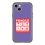 スリムプロテクションプレミアムケース［ FRAGILE Sticker - Purple ］
