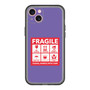 スリムプロテクションプレミアムケース［ FRAGILE Sticker - Purple ］