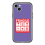 スリムプロテクションプレミアムケース［ FRAGILE Sticker - Purple ］