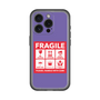 スリムプロテクションプレミアムケース［ FRAGILE Sticker - Purple ］