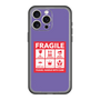 スリムプロテクションプレミアムケース［ FRAGILE Sticker - Purple ］