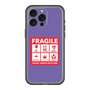 スリムプロテクションプレミアムケース［ FRAGILE Sticker - Purple ］