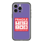 スリムプロテクションプレミアムケース［ FRAGILE Sticker - Purple ］