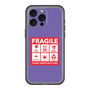 スリムプロテクションプレミアムケース［ FRAGILE Sticker - Purple ］