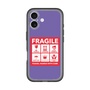 スリムプロテクションプレミアムケース［ FRAGILE Sticker - Purple ］