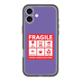 スリムプロテクションプレミアムケース［ FRAGILE Sticker - Purple ］