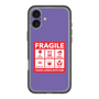 スリムプロテクションプレミアムケース［ FRAGILE Sticker - Purple ］