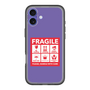 スリムプロテクションプレミアムケース［ FRAGILE Sticker - Purple ］