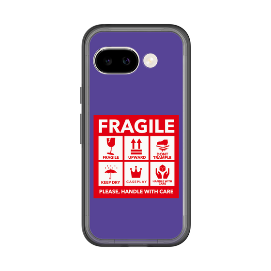 スリムプロテクションプレミアムケース［ FRAGILE Sticker - Purple ］