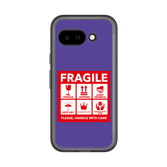 スリムプロテクションプレミアムケース［ FRAGILE Sticker - Purple ］