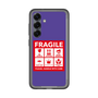 スリムプロテクションプレミアムケース［ FRAGILE Sticker - Purple ］