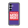 スリムプロテクションプレミアムケース［ FRAGILE Sticker - Purple ］