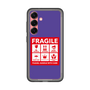 スリムプロテクションプレミアムケース［ FRAGILE Sticker - Purple ］