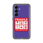 スリムプロテクションプレミアムケース［ FRAGILE Sticker - Purple ］