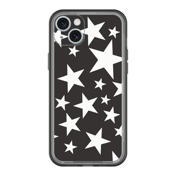 スリムプロテクションプレミアムケース［ Stars - Black ］