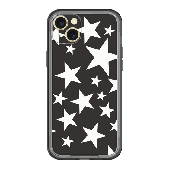 スリムプロテクションプレミアムケース［ Stars - Black ］