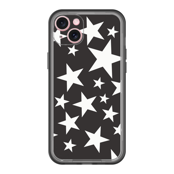 スリムプロテクションプレミアムケース［ Stars - Black ］