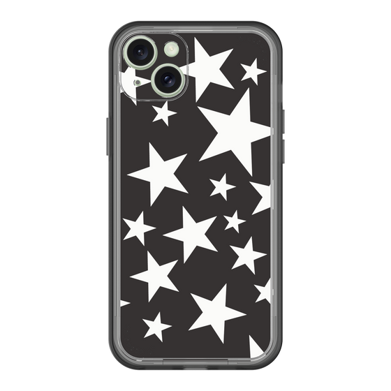 スリムプロテクションプレミアムケース［ Stars - Black ］
