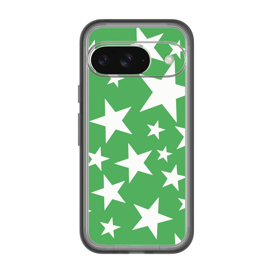 スリムプロテクションプレミアムケース［ Stars - Green ］